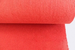 长春红色条纹地毯